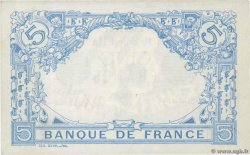 5 Francs BLEU FRANCIA  1913 F.02.21 SPL+