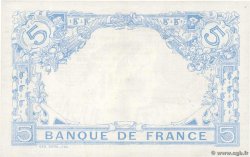 5 Francs BLEU FRANKREICH  1915 F.02.31 fST+