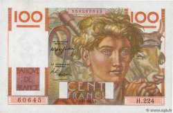 100 Francs JEUNE PAYSAN FRANCE  1947 F.28.16 UNC