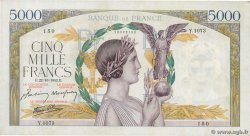 5000 Francs VICTOIRE Impression à plat FRANCIA  1942 F.46.43 EBC