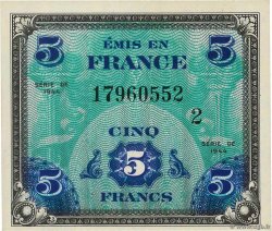 5 Francs DRAPEAU FRANCE  1944 VF.17.02 NEUF