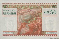 50 Mark SARRE FRANCE  1947 VF.48.01 UNC-