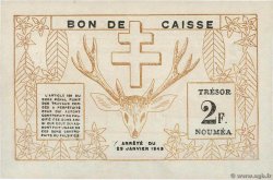 2 Francs NOUVELLE CALÉDONIE  1943 P.56b SC