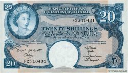 20 Shillings EAST AFRICA (BRITISH)  1961 P.43a XF