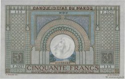 50 Francs MAROCCO  1947 P.21 AU