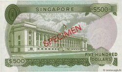 500 Dollars Spécimen SINGAPORE  1972 P.07s q.FDC