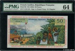 50 Francs FRENCH ANTILLES  1964 P.09b