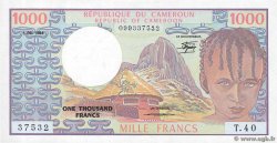 1000 Francs KAMERUN  1984 P.21