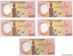 500 Francs Lot CAMERUN  1988 P.24a/b