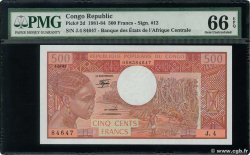 500 Francs CONGO  1983 P.02d UNC