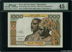 1000 Francs WEST AFRIKANISCHE STAATEN  1965 P.503Eg VZ