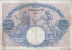 50 Francs BLEU ET ROSE FRANCIA  1901 F.14.13 q.BB