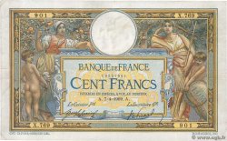 100 Francs LUC OLIVIER MERSON avec LOM FRANKREICH  1909 F.22.02 S