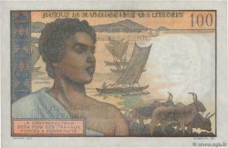 100 Francs - 20 Ariary MADAGASCAR  1961 P.052 AU