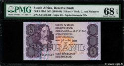 5 Rand SOUTH AFRICA  1989 P.119d UNC