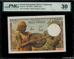 1000 Francs FRENCH EQUATORIAL AFRICA  1957 P.34