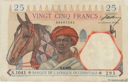 25 Francs FRENCH WEST AFRICA  1939 P.22
