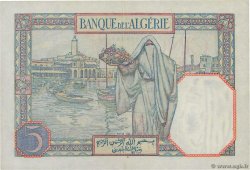 5 Francs ALGERIA  1929 P.077a SPL+