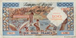 100 Nouveaux Francs sur 10000 Francs ARGELIA  1958 P.114 BC