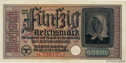 50 Reichsmark GERMANY  1940 P.R140 AU