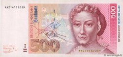 500 Deutsche Mark GERMAN FEDERAL REPUBLIC  1991 P.43a