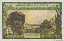 500 Francs WEST AFRICAN STATES  1959 P.102Aj AU