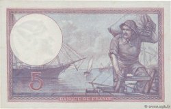 5 Francs FEMME CASQUÉE FRANCIA  1925 F.03.09 SPL