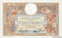 100 Francs LUC OLIVIER MERSON type modifié FRANCE  1937 F.25.04 AU-