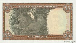 5 Dollars RODESIA  1976 P.36a FDC