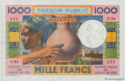 1000 Francs FRENCH AFARS AND ISSAS  1974 P.32