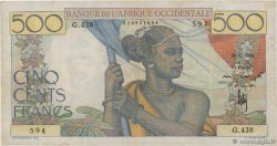 500 Francs FRENCH WEST AFRICA  1948 P.41