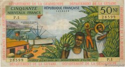 50 Nouveaux Francs FRENCH ANTILLES  1962 P.06a F