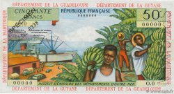 50 Francs Spécimen FRENCH ANTILLES  1964 P.09s fST