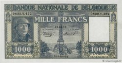 1000 Francs BÉLGICA  1944 P.128b