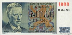 1000 Francs BÉLGICA  1957 P.131a