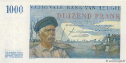 1000 Francs BELGIUM  1957 P.131a UNC-