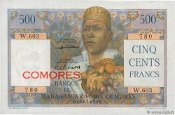 500 Francs COMORE  1963 P.04b