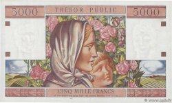 50NF sur 5000 Francs TRÉSOR PUBLIC FRANCE  1960 VF.39.01 AU
