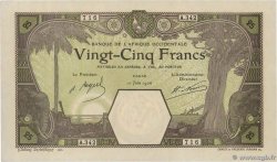 25 Francs DAKAR FRENCH WEST AFRICA Dakar 1926 P.07Bc EBC