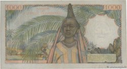 1000 Francs FRENCH WEST AFRICA  1951 P.42 VF+