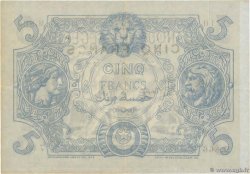 5 Francs ALGERIEN  1916 P.071a VZ