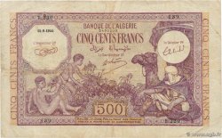 500 Francs ALGÉRIE  1944 P.095 pr.TB