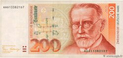 200 Deutsche Mark GERMAN FEDERAL REPUBLIC  1989 P.42 q.BB