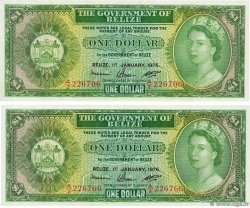 1 Dollar Lot BELIZE  1976 P.33c UNC