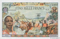 5000 Francs REPúBLICA CENTROAFRICANA  1980 P.11