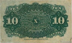 10 Cents ESTADOS UNIDOS DE AMÉRICA  1863 P.115d MBC+
