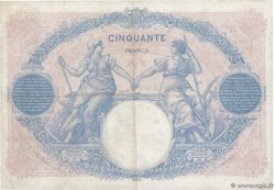 50 Francs BLEU ET ROSE FRANCIA  1923 F.14.36 BC+