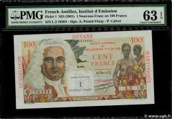 1 NF sur 100 Francs La Bourdonnais FRENCH ANTILLES  1960 P.01a SC+