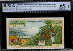 50 Nouveaux Francs FRENCH ANTILLES  1962 P.06a