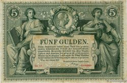 5 Gulden ÖSTERREICH  1881 P.A154